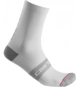Castelli SUPERLEGGERA 12 Cyklo ponožky biela veľkosť LX