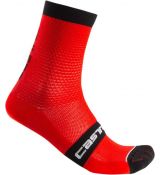 Castelli SUPERLEGGERA 12 Cyklo ponožky červená