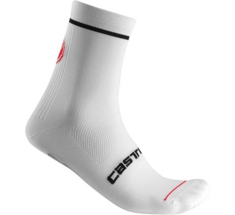 Castelli ENTRATA 9 Cyklo ponožky biela 