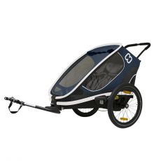 Hamax OUTBACK Multifunkčný detský vozík-dvojmiestny modrá/čierna