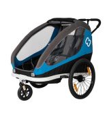 Hamax TRAVELLER Multifunkčný detský vozík-dvojmiestny modrý