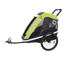 Hamax AVENIDA ONE Multifunkčný detský vozík-jednomiestny šedá/žltá fluo