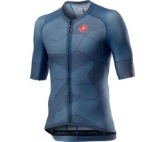 Castelli 20012 CLIMBER 'S 3.0 Pánsky cyklo dres s krátkym rukávom slonovina/svetlá oceľovo modrá