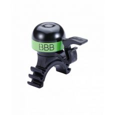 BBB BBB-16 MINIFIT Mini zvonček na bicykel s univerzálnym úchytom zelená