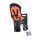 Hamax SIESTA Detská cyklo sedačka s konzolou na rám uzamykateľná šedo-oranžová