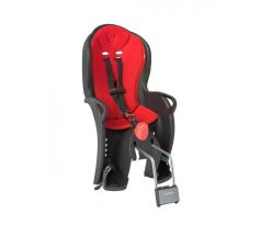 Hamax SLEEPY Detská cyklo sedačka s konzolou na rám šedo-červená