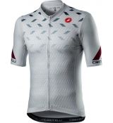 Castelli 21015 AVANTI pánsky cyklistický dres s krátkym rukávom svetlá šedá Veľkosti XL Zľava 30%