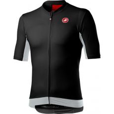 Castelli 20018 VANTAGGIO Pánsky cyklo dres s krátkym rukávom svetlá čierna strieborná  Veľkosť L / Zľava 30%