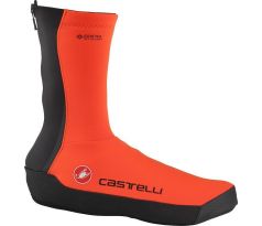 Castelli 20538 INTENSO UL Zimné cyklistické návleky na tretry červeno oranžová