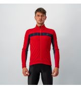 Castelli 20506 MORTIROLO VI pánska cyklistická bunda do chladnejších podmienok červená
