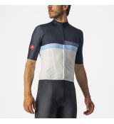 Castelli 22017 A BLOCCO pánsky cyklistický dres s krátkym rukávom Farba: 414 tm.modrá/modrá/slonovina Zĺava -25%