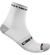 Castelli 21027 ROSSO CORSA PRO 9 cyklistické ponožky Farba: 001 biela