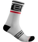 Castelli 21028 PROLOGO 15 cyklistické ponožky Farba:101 čierna biela