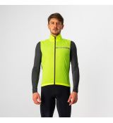 Castelli 21512 SQUADRA STRETCH pánska cyklistická vesta proti chladu a vetru Farba: 032 žltá neón veľkosť L