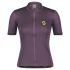 SCOTT ENDURANCE 10 Dámsky cyklistický dres dark purple/mud green