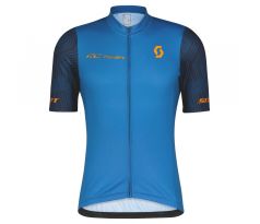 SCOTT RC TEAM 10 SS Pánsky cyklistický Farba: storm blue/copper orange