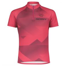 SCOTT RC PRO Detský cyklistický dres carmine pink/dark purple