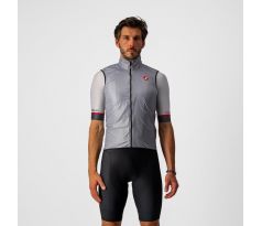 Castelli 20057 ARIA VEST pánska cyklistická aero vesta proti vetru a chladu Farba: 870 šedo strieborná