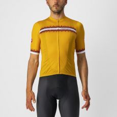 Castelli 22020 GRIMPEUR pánsky cyklistický dres s krátkym rukávom Farba: 702 horčicová
