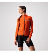 Castelli 21529 SQUADRA STRETCH ľahká dámska cyklistická bunda Farba: 656 červeno oranžová