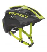 Detská cyklistická helma SCOTT Spunto Junior black/radium yellow RC POSLEDNÝKUS