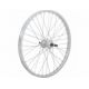 Koleso zapletené 20" 406-21 zadné 36 dier striebrone CnSpoke