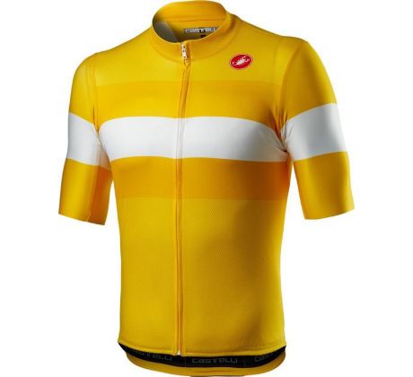 Castelli 21072 LaMITICA pánsky cyklistický dres s krátkym rukávom žltá Zľava-25% veľkosť M 