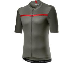 Castelli 20023 UNLIMITED Pánsky cyklo dres s krátkym rukávom zeleno šedá Zľava 30% L a XXL