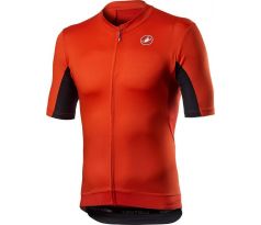 Castelli 20018 VANTAGGIO Pánsky cyklo dres s krátkym rukávom červeno oranžová Veľkosti M a XL Zľava -40%