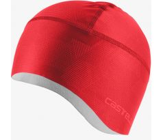 Castelli 20542 PRO THERMAL Termo cyklistická čiapka pod prilbu červená