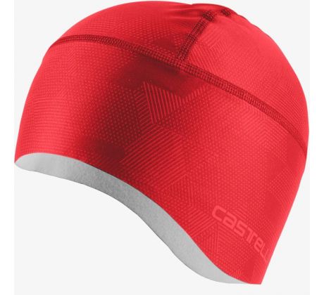 Castelli 20542 PRO THERMAL Termo cyklistická čiapka pod prilbu červená