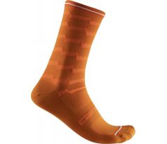 Castelli 22037 UNLIMITED 18 cyklistické ponožky Farba: 318 oranžová hrdza VEĽKOSŤ S/M