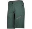 SCOTT ENDURANCE LS/FIT W/PAD Pánske cyklistické kraťasy s cyklistickou vložkou Farba smoked green
