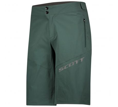 SCOTT ENDURANCE LS/FIT W/PAD Pánske cyklistické kraťasy s cyklistickou vložkou Farba smoked green