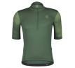 SCOTT GRAVEL 10 SS Pánsky cyklistický dres smoked green/frost green veľkosť L