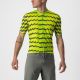 Castelli 22007 UNLIMITED STERRATO pánsky cyklistický dres s krátkym rukávom Farba: 383 limetka/šedá  -25%