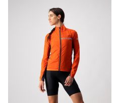 Castelli 21529 SQUADRA STRETCH ľahká dámska cyklistická bunda Farba: 656 červeno oranžová