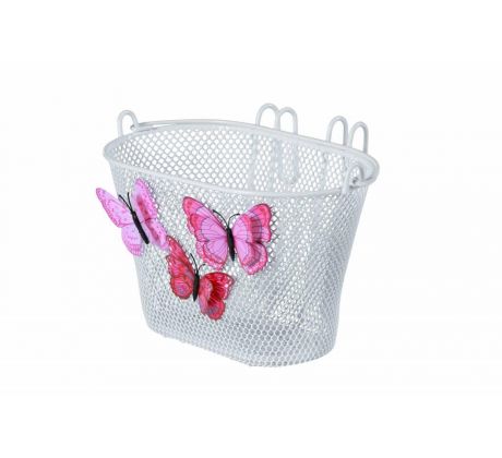 Basil JASMIN-BASKET Košík na bicykel predný biela