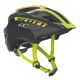 Detská cyklistická helma SCOTT Spunto Junior black/radium yellow RC POSLEDNÝKUS