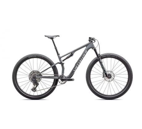 2025 Specialized EPIC 8 COMP Gloss Ashen Gray / White Elektronické radenie