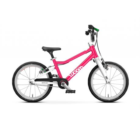 Detský bicykel Woom GO 3 Automagic HOT PINK