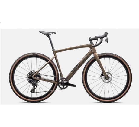 Specialized DIVERGE EXPERT CARBON 2025 Satin Burnt Gold Metallic / Black Liquid Metal veľkosť 52 54