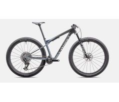 S-Works Epic World Cup SRAM XX SL AXS, RockShox Ultimate 2025 Gloss Glacial Metallic Granite / Brushed Chrome
