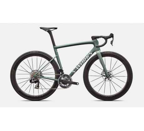 Specialized S-Works Tarmac SL8 SRAM RED AXS 2026 Gloss Premium Fjord Metallic / White Metallic Silver