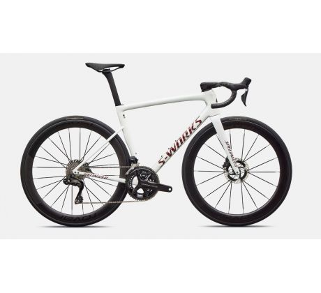 Specialized S-Works Tarmac SL8 Shimano Dura-Ace Di2 2026 Gloss Metallic White Silver / Pearl / Black copy