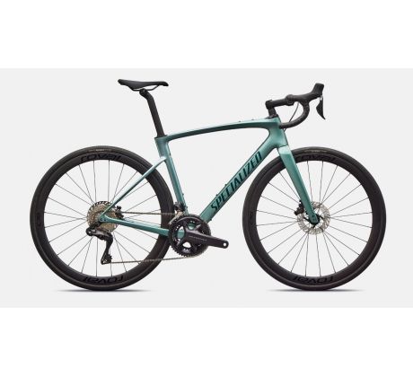 Specialized Roubaix SL8 Expert Shimano Ultegra Di2 2026 Gloss Fjord Metallic/white Pearl Fade/emerald