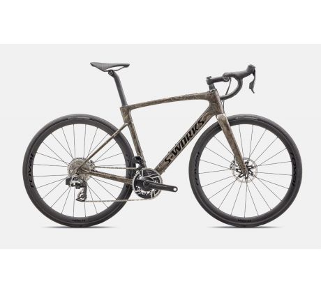 Specialized S-Works Roubaix SL8 SRAM RED AXS 2025 Gloss Taupe / Gunmetal Strata / Charcoal