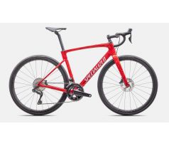 Specialized Roubaix SL8 Pro Shimano Ultegra Di2 2025 Gloss Red Pearl + Fiery Red Strata / Dune White