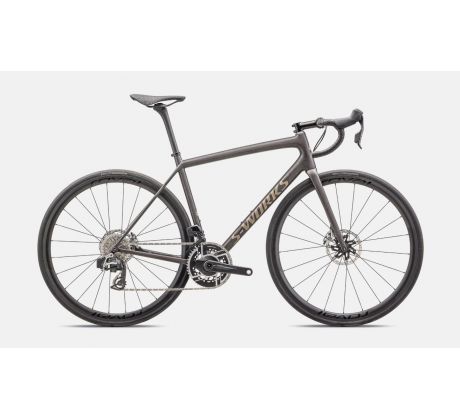 Specialized S-Works Aethos SRAM RED AXS 2025 Satin Doppio / Gunmetal Dry Brushed / Gold Pearl
