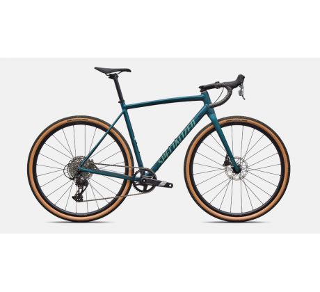 Specialized Crux DSW Comp SRAM Apex XPLR 2026 Emerald Metallic/fjord Metallic